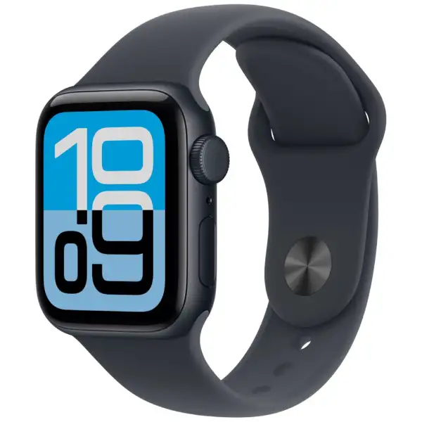 Apple Watch SE 3 44mm GPS ミッドナイトアルミニウムケース/ミッドナイトスポーツバンド S/M MEHN4J/A