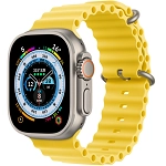 Apple Watch Ultra 49mm GPS+Cellular チタニウムケース/ホワイトオーシャンバンド MNHF3J/A